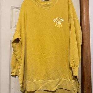 Old Navy Yellow Oversized Sweater XL